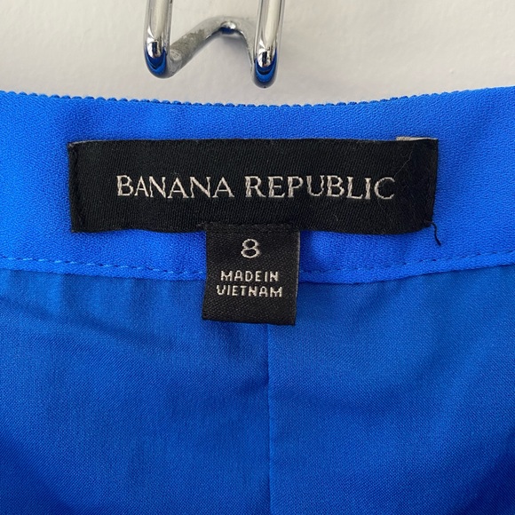 Banana Republic Blue Pleated Midi Skirt - Picture 3 of 3